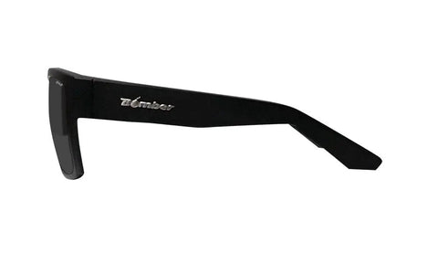 Side view of Unisex Safety Glasses With Matte Black Frame And Removable Side Shields Z87