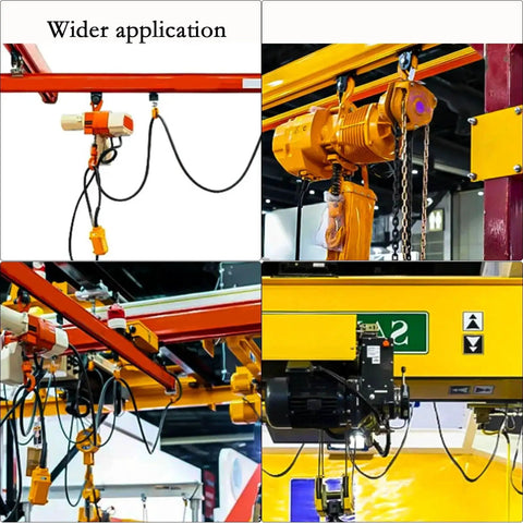Unistrut Trolley Limit Hardware for 1-5/8 Inch Strut Channel U Bracket and Beam Trolleys in industrial hoist setup