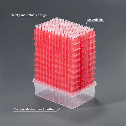 Low Retention Universal Pipette Tips 200 Microliters Refill Pack Without Filters Sterile Autoclavable Case Of 1152 Cleanroom Grade