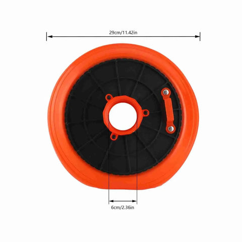 Top view of Universal Grease Suction Plate For Cars With Leakproof Design And Efficient Oil Absorption by SIXRUN, 29cm diameter.