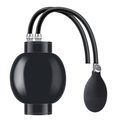 OBDMONSTER universal intake bladder adapter with two hoses and hand pump, black automotive leak tester