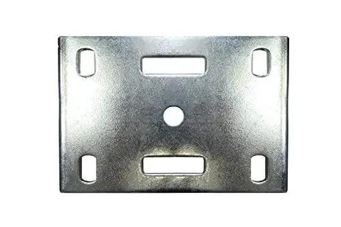 Universal mount for Heavy Duty Flat Free Spring Gate Caster Eight Inch Wheel 220 Pound Load Capacity on uneven ground