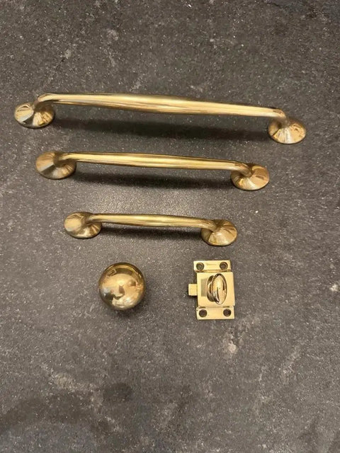 Richmond Unlacquered Brass Cabinet Pulls And Solid Brass Drawer Handles For Kitchen Cabinets And Furniture With Screws Included
