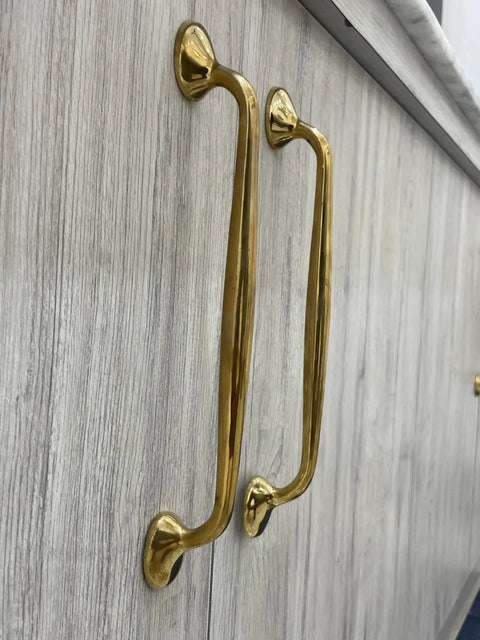 Richmond Unlacquered Brass Cabinet Pulls And Solid Brass Drawer Handles For Kitchen Cabinets And Furniture With Screws Included
