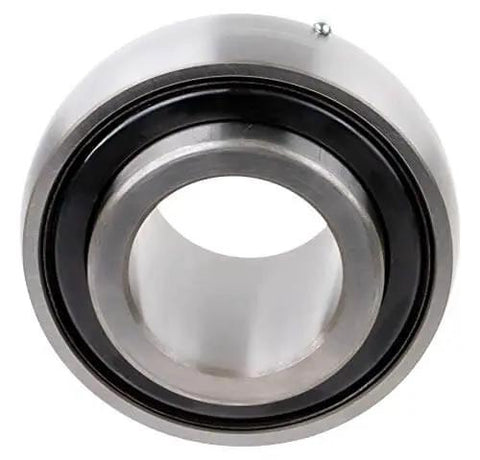 Front view of Beefy Industrial Grade Unmounted Ball Bearing SG220EL 1.25 Inch for heavy duty machinery, sealed for longevity.