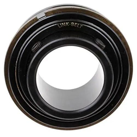 Unmounted Replacement Ball Bearing For Industrial Machinery Interchangeable With Standard Brands Engineered Seals For Longer Life Setscrew Rexnord Link Belt ER19 1 3 16 Inch Bore Heavy Duty Performance, front view