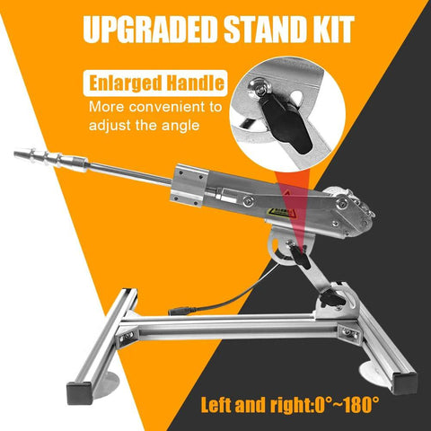 BOVZOR mini DC 24V reciprocating linear actuator with metal stand kit, remote controller and suction cup