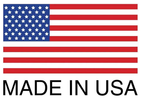Made in USA label with American flag for Hardened 6061-Billet Intermediate Shaft Bushings Steering Column Sleeve Aluminum.