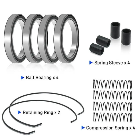 Two Pack One Way Clutch Bearing Kit Fits Multiple UTV Models Including Commander Renegade Outlander 330 400 450 570 650