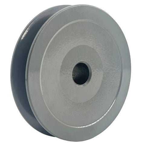 V Belt Pulley 3 Inch Outside Diameter Cast Iron Sheave With Half Inch Bore And Single Groove For V Belt Section A 3L And 4L