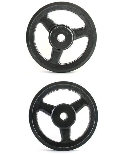 Single Groove V Belt Pulley 5.95 Inch Outer Diameter With Five Eighth Inch Bore Cast Iron Fixed Bore For V Belt 4L A AX Belts