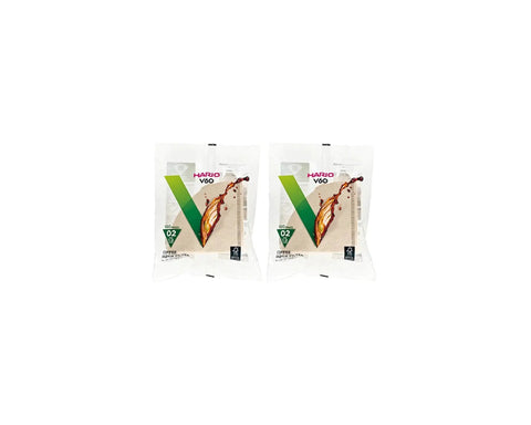 Natural V60 Size 02 paper coffee filters deliver a clean, balanced 1-4 cup brew with reliable flow, in a 200-count pack
