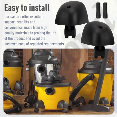 Caster Wheels And Foot Replacement Kit For Most Vacuums And A And B Cleaners Includes 2 Caster Wheels With Foot Set Replaces 8568000