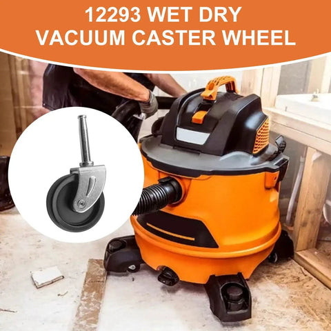 4 Pcs Wet Dry Vacuum Caster Wheels Replacement Set For Vacuum Cleaners Compatible With Dewalt Craftsman Ridgid Models