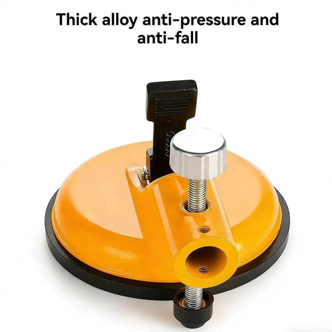 Side view of Adjustable Height Countertop Leveler Pro with thick alloy and vacuum suction grip