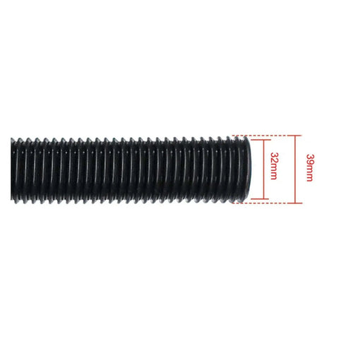 Close-up of 1 Meter Universal Vacuum Cleaner Thread Hose Soft Pipe Bellows With Inner Diameter 32mm Outer Diameter 39mm Vacuum Parts