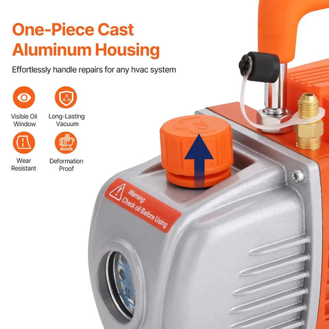 All In One 5 Gallon Vacuum Chamber Kit For Wood Stabilization And Resin Degassing With A 3.5 CFM Single Stage Vacuum Pump 40 Micron