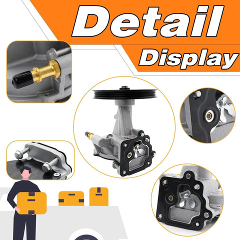 Detail display of Plug And Play Vacuum Pump Replacement For 2015 2020 Cadillac Escalade, with close-ups of components