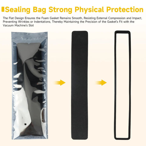 LEYURISE 2-pack foam vacuum sealer gaskets for FoodSaver FM2000/FM2010/FM2100/FM3600