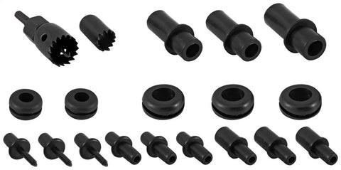 Spectre Performance 8711 vacuum sensor adapter kit by Amazon, automotive black rubber fittings and adapters set