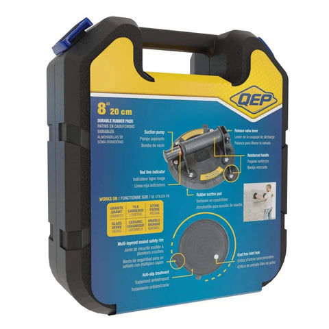 Carrying case for Heavy Duty 8 Inch Vacuum Suction Cup Lift Tool With 242 Lb Capacity for tiles and glass with product details