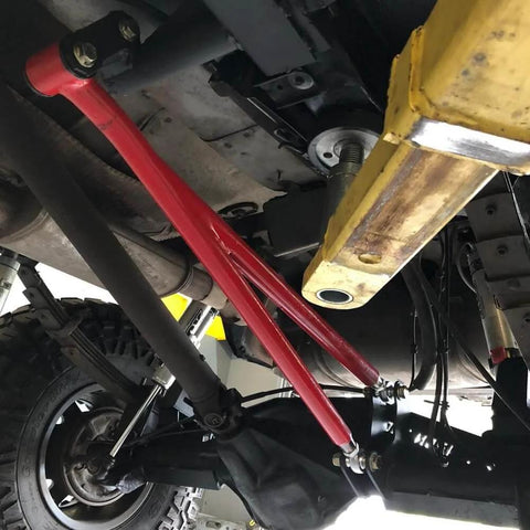 Installed 1/2 Heim Joints Rod End Kit with Right and Left Hand Threads, 0.5 Chromoly Panhard Joints for steering and suspension