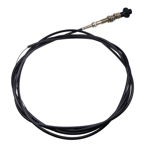 20 Foot Heavy Duty Vernier Locking Throttle Cable for PTO Systems and Trucks Ensuring Precise Manual Engine Control in Heavy Equipment