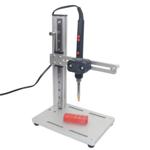 Vertical Heat Set Insert Press For 3D Printing With Digital Temperature Control And Multi Directional Positioning 90W Heating