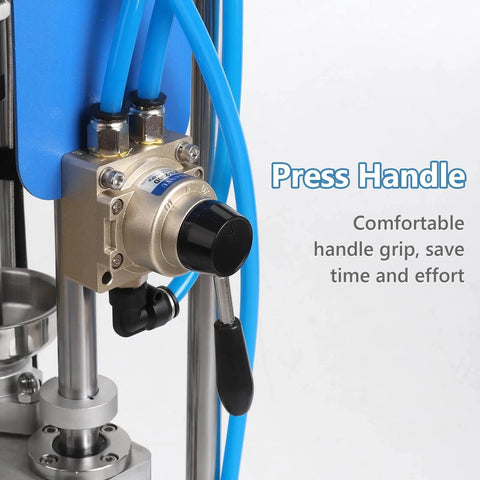 Vertical Injection Molding Machine For Small Batches ICZW Semi Automatic Pneumatic handle close-up