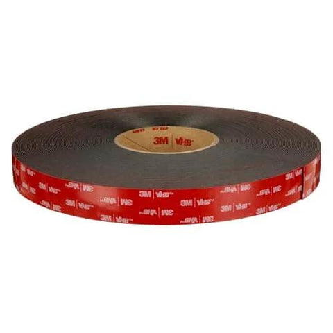 Heavy Duty Double Sided Acrylic Foam Mounting Tape Industrial Grade Bonding For No Drill Installations 1 Inch Wide By 36 Yards Long