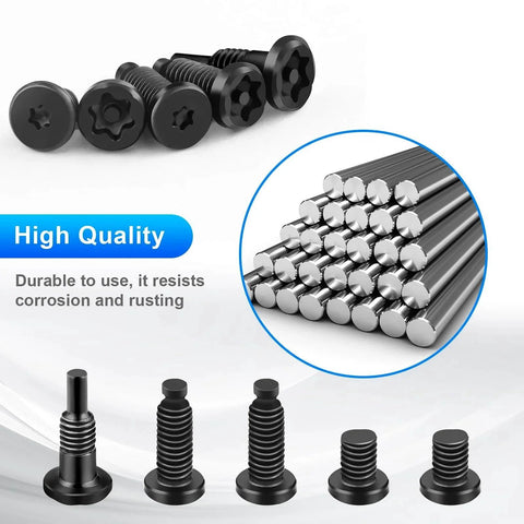 20Pcs Security Screws For Video Doorbell Replacement Compatible With Video Doorbell 2 3 4 Pro 2 CTYUKHS, carbon steel screws shown.