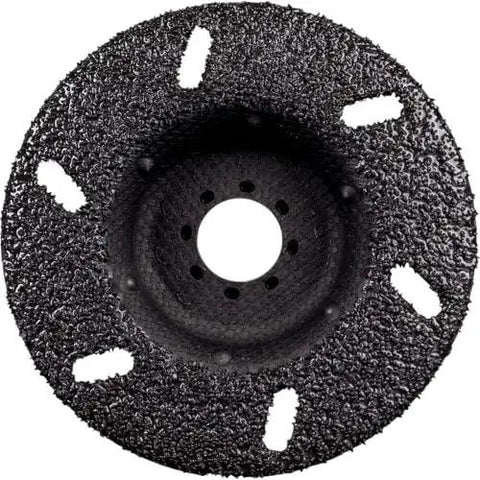 View Window Grinding Disc With Integrated Viewing Pane For Precise Grinding 5 Inch By 7/8 Inch SGP SteeloX Victograin Ceramic Disc