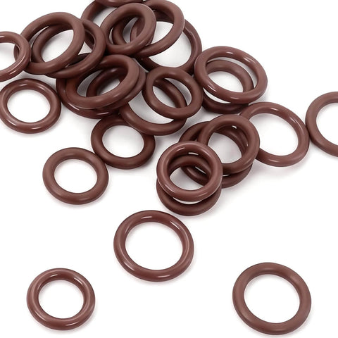 Pressure Washer O Ring Kit 30 Pack Viton FKM Seals For Quick Couplers One Quarter Inch And Three Eighths Inch Heavy Duty Pro Grade