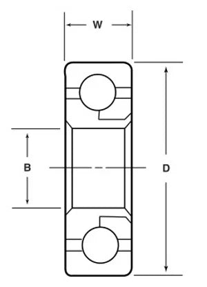 VR88641 Unground Full Complement Bearing 1/2x1 9/32x5/16 inch - VXB Ball Bearings