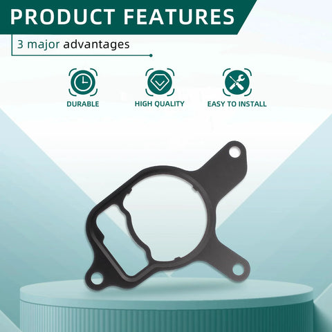 Close-up of Vacuum Pump Rebuild Seal Kit With O Ring Gasket For VW Jetta Golf Beetle Rabbit Passat And Audi TT RS Quattro 07K145100H 07K145215A showing durable, high-quality gasket design.