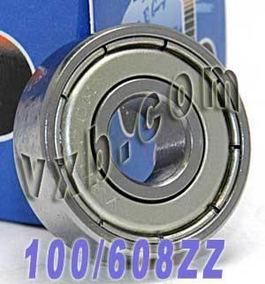 VXB 100 608ZZ Skateboard/Inline Skate/Rollerblade/Hockey/Fidget Bearings - VXB Ball Bearings