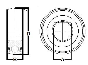 W211PPB3 Heavy Duty Disc Harrow 3 Lip 1 1/2 Square Bore Bearings - VXB Ball Bearings