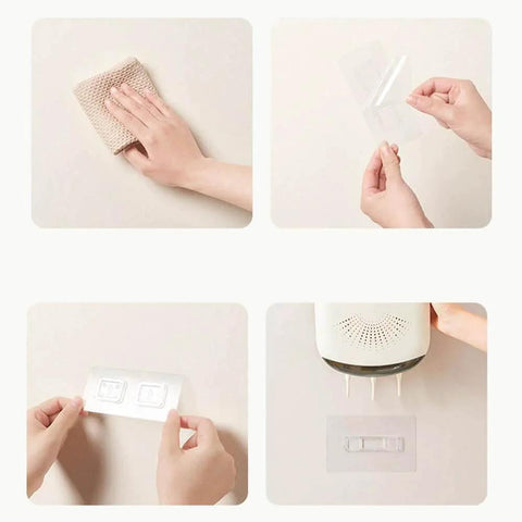 Steps to install Wall Mounted Cutlery Holder - Kitchen Utensil Storage Box with Lid - Chopstick Container - Dustproof Organizer - Drain Racks