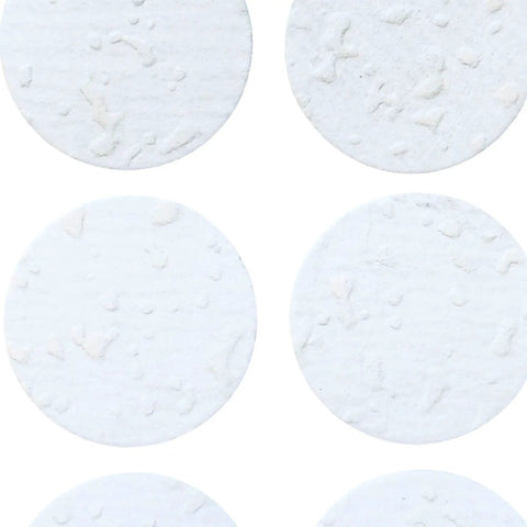 Circular patches from Wall Patch Kit For Small Anchor Holes No Spackle No Sanding No Sprays Easy Sticker Application Quick Fix With Pro Tool Innovation Award Winning Design.