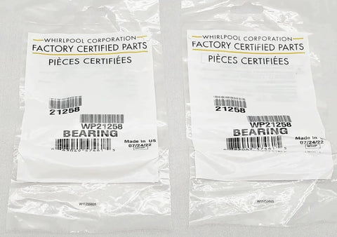 Washer Lid Hinge Bearing Set of Two Genuine OEM New in Original Factory Packaging AM 3 6 1L EA251222 in sealed packages