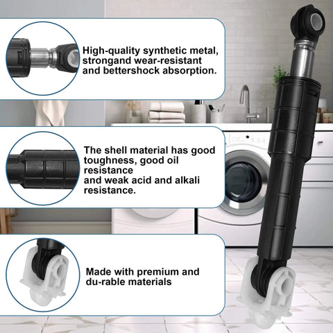Washer Shock Absorber Kit With Four Shocks And Four Pins For GE General Electric And Kenmore Washers Easy Drop In Install