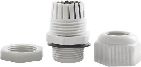 15 Pack IP68 Waterproof Cable Gland Kit Three Quarter Inch NPT Nylon Cable Glands With Adjustable Lock Nut Strain Relief Cord Connectors