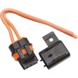 Waterproof In-Line ATO Or ATC Fuse Holder With 12 AWG Pigtails, 30 Amp Max, Plug-And-Play For ANL Fuse Blocks