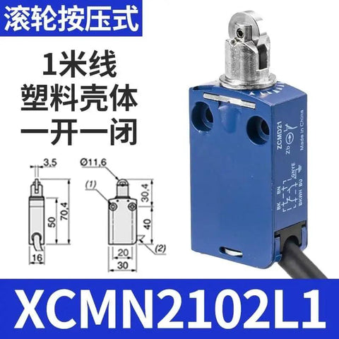 Waterproof Molded Limit Switch With Wire XCMD2102L1 1 Meter Cable Plastic Casing ZCMD21 ZCE02 Industrial Sensor