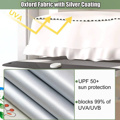Waterproof top-load washing machine cover with zipper delivers durable rain, dust, and sun protection, Oxford fabric UV coating.