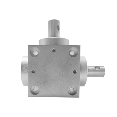 Waterproof 1 To 1 Right Angle Gearbox 1.5 Module 20 Teeth 90 Degree Drive For Outdoor Projects Built Tough view showing front