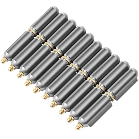 10 Piece 7 Inch Weld On Bullet Hinge Set For Heavy Duty Swing Doors Trailers And Ramps Carbon Steel Weldable Barrel Hinges