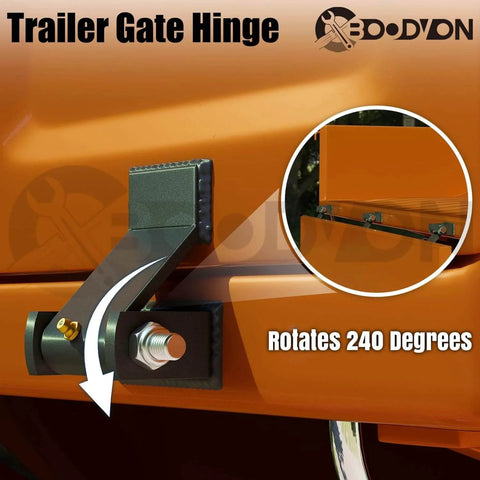 Weld On Trailer Hinges With Grease Fitting Short Leaf Heavy Duty Dump Trailer Hinges For Truck Trailer Doors Six Pack - close-up view