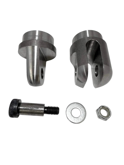 Weldable Tube Hinge For 1-1/4 Inch OD Tubing 0.095-0.120 Wall With 0.990-1.04 Inch ID Hinge Joint Kit components