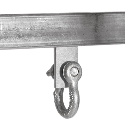 2 Wheel Trolley Assembly Stable Welded Roller Design for 1-5/8 Inch Wide and Taller Strut Channels Heavy Duty Steel Build